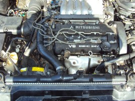 1992 MITSUBISHI 3000GT, 3.0L AUTO, COLOR SILVER, 153691